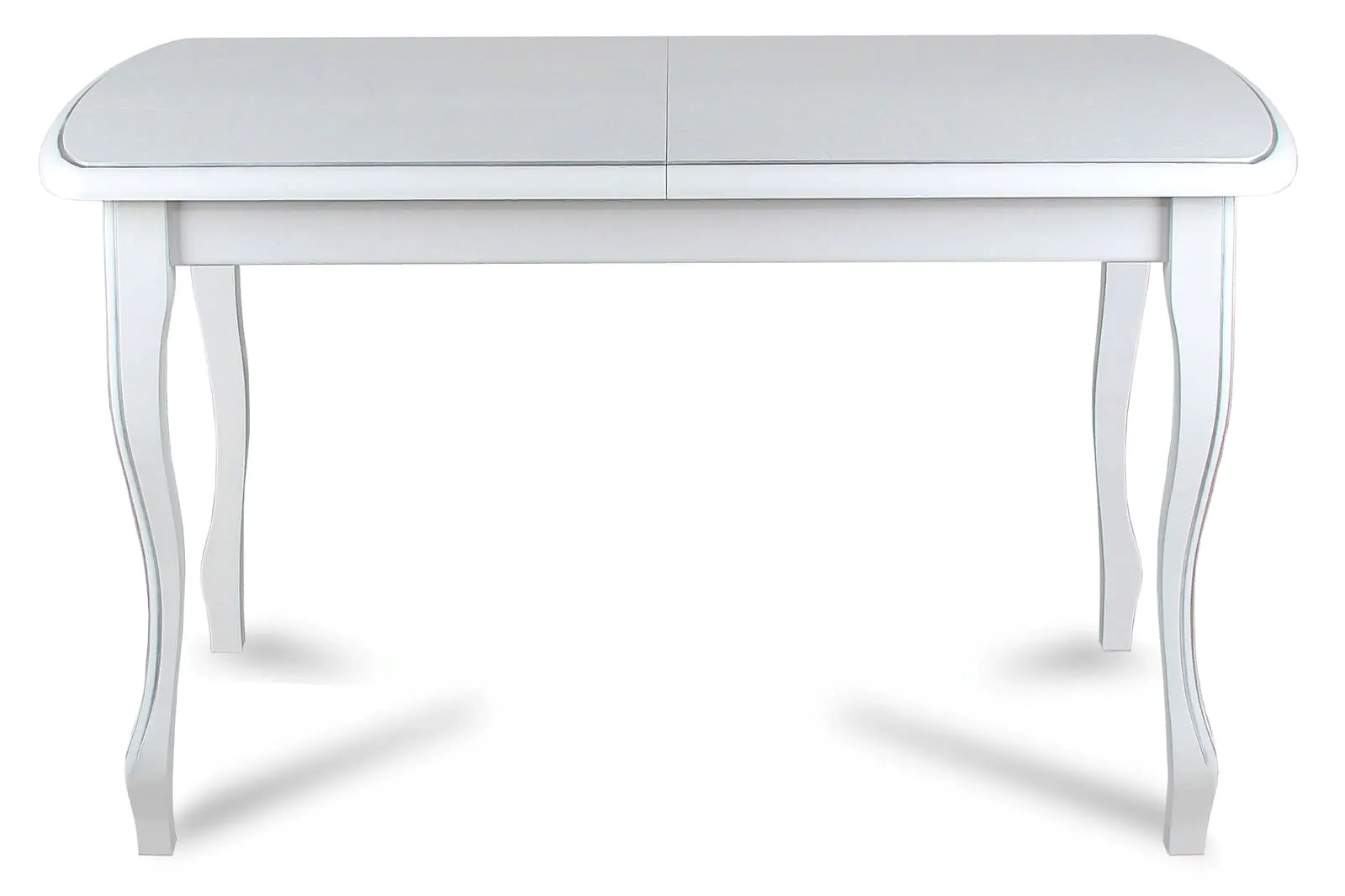 LEVOX T2 стол раскладной 130/170 см (белый с серебром)