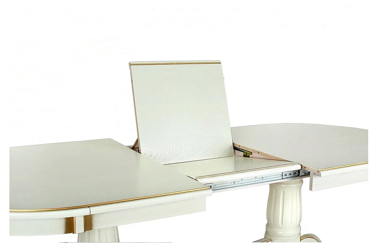 LEVOX T1 стол раскладной 165/205 см (беж с золотом)