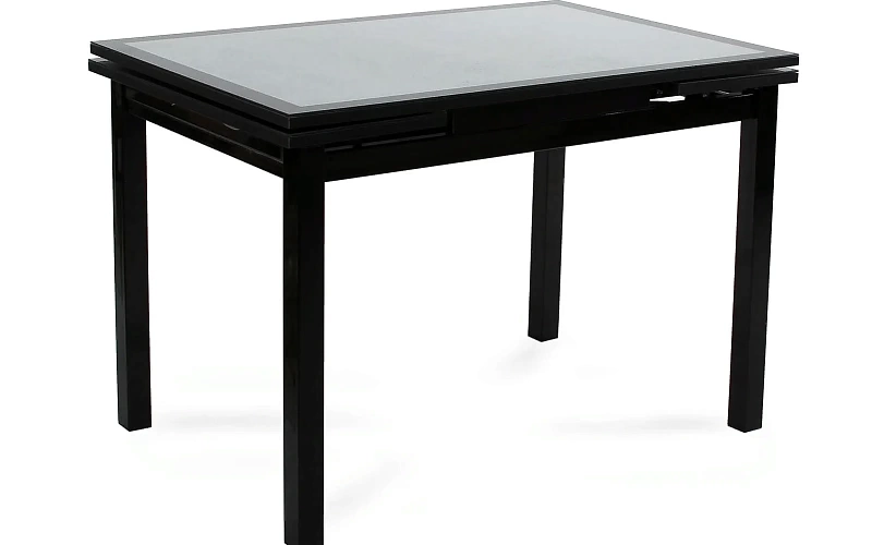 ДАЛАСИ-2 стол раскладной 120/180 см (черный)