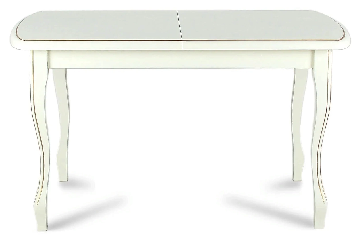 LEVOX T2 стол раскладной 130/170 см (беж с золотом)