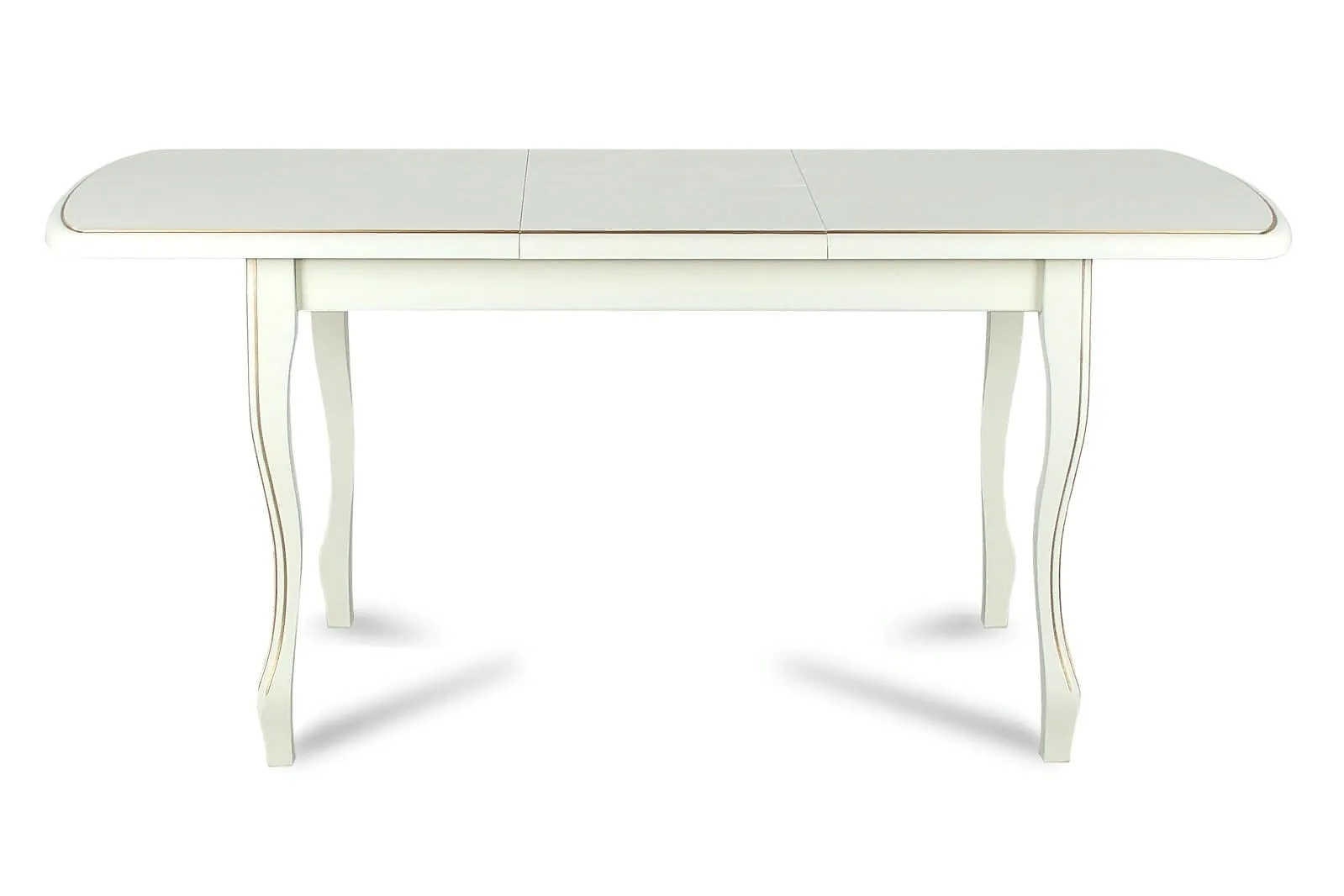 LEVOX T2 стол раскладной 130/170 см (беж с золотом)