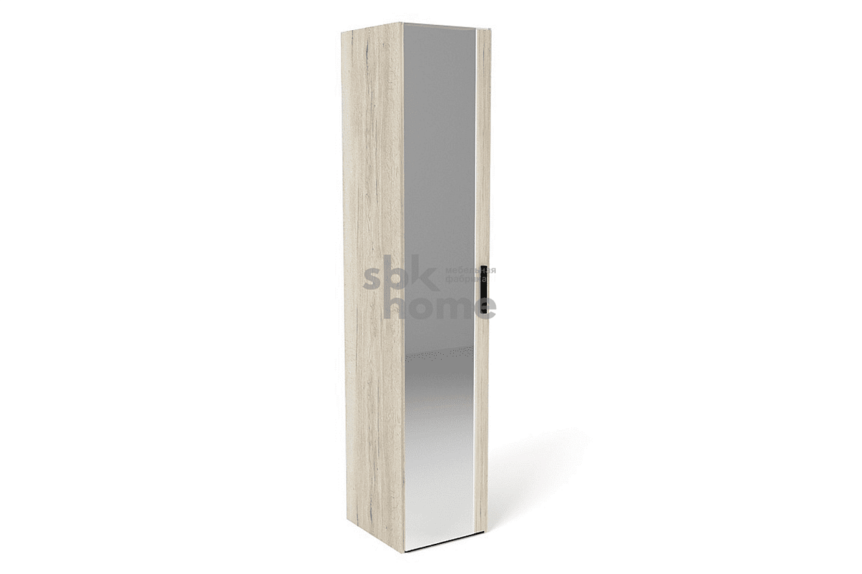 МАЛЕ шкаф 1но-дверный (дуб галифакс белый)