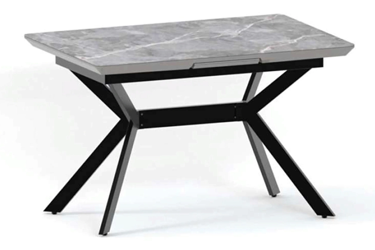 ДАЙМ 2 Baut стол раскладной 120/150 см (серая керамика)