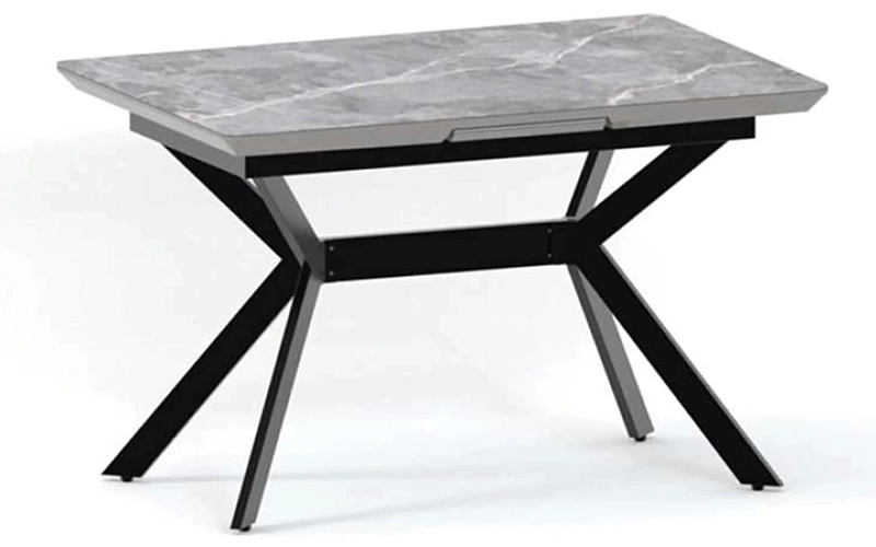 ДАЙМ 2 Baut стол раскладной 120/150 см (серая керамика)