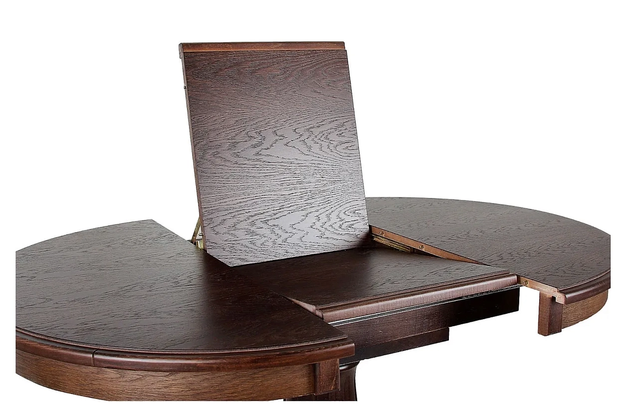 LEVOX T1 стол раскладной круглый 95/135 см (венге)