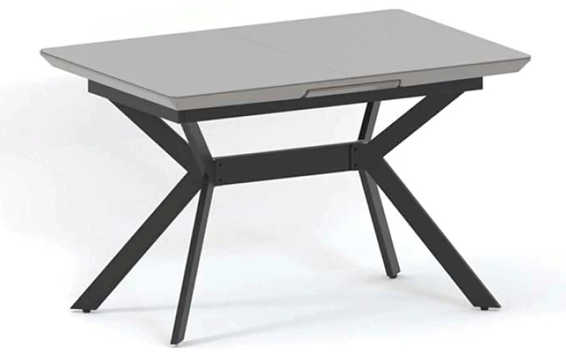 ДАЙМ 2 Baut стол раскладной однотонный 120/150 см (стекло)