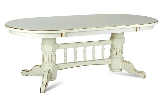 LEVOX T4 стол раскладной 205/270 см (беж/золото)