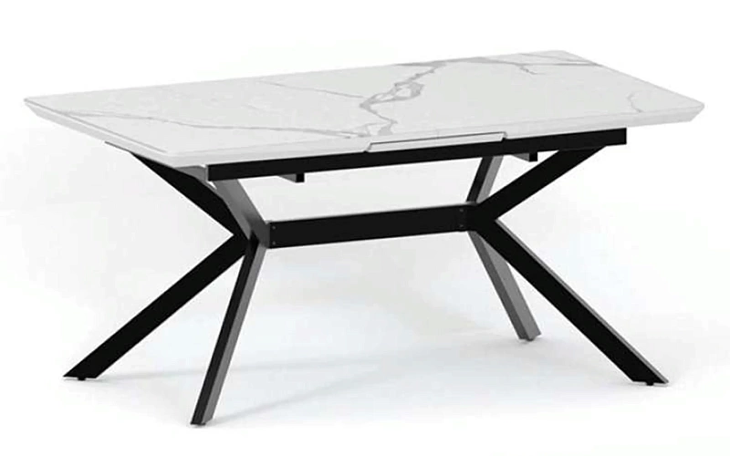 ДАЙМ 4 Baut стол раскладной 160/200 см (белая керамика)