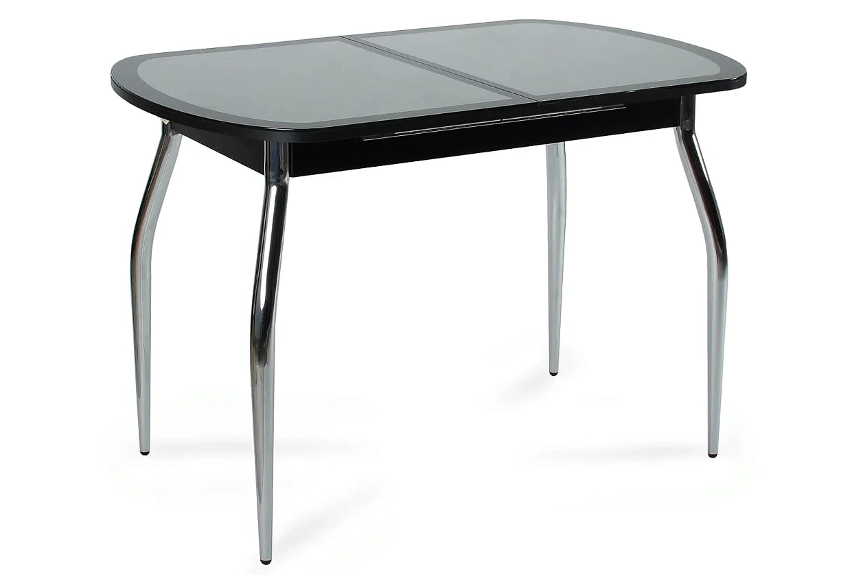 СОЛЬДИ-2 КВАДРО стол раскладной 120/152 см (черный)