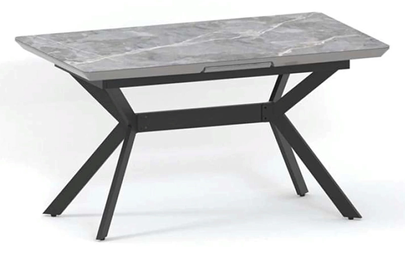 ДАЙМ 3 Baut стол раскладной 140/170 см (серая керамика)